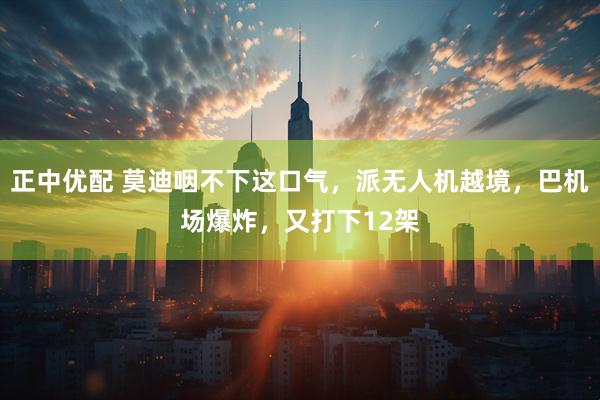 正中优配 莫迪咽不下这口气，派无人机越境，巴机场爆炸，又打下12架