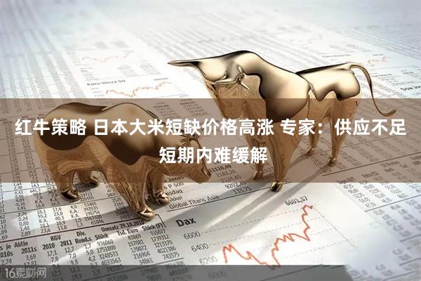 红牛策略 日本大米短缺价格高涨 专家：供应不足 短期内难缓解