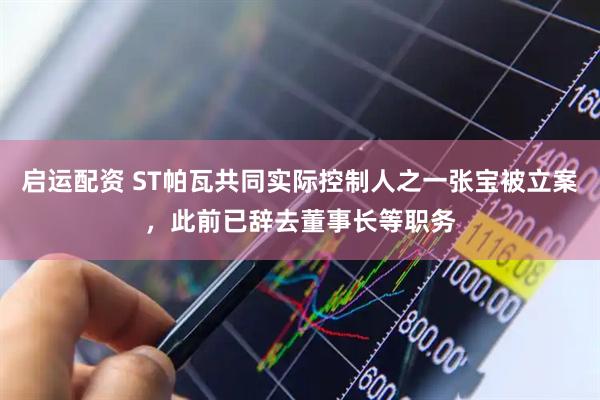 启运配资 ST帕瓦共同实际控制人之一张宝被立案，此前已辞去董事长等职务