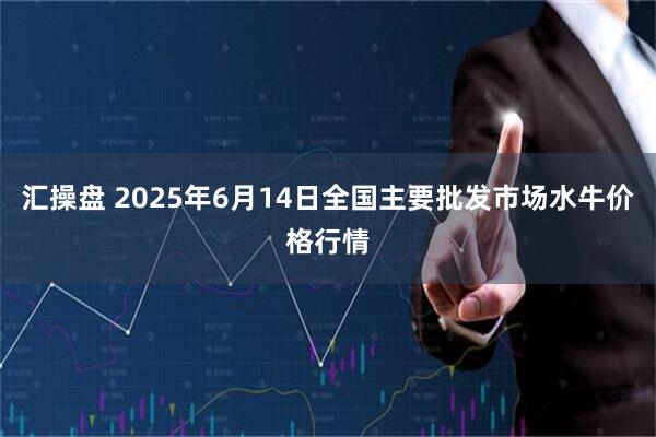 汇操盘 2025年6月14日全国主要批发市场水牛价格行情